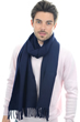 Baby Alpaca accessoires sjaals zak200 alpa donker marine 200 x 35 cm